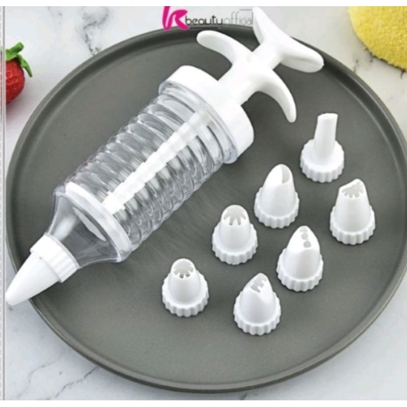 ALAT CETAK KUE / CETAK HIASAN KUE / Semprotan Cream Pen Cake
