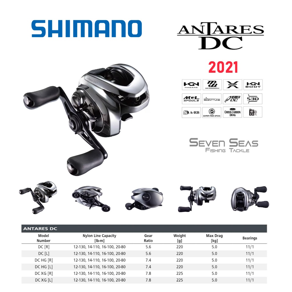 Shimano Antares DC Model 2021 BC Baitcasting Reel Pancing