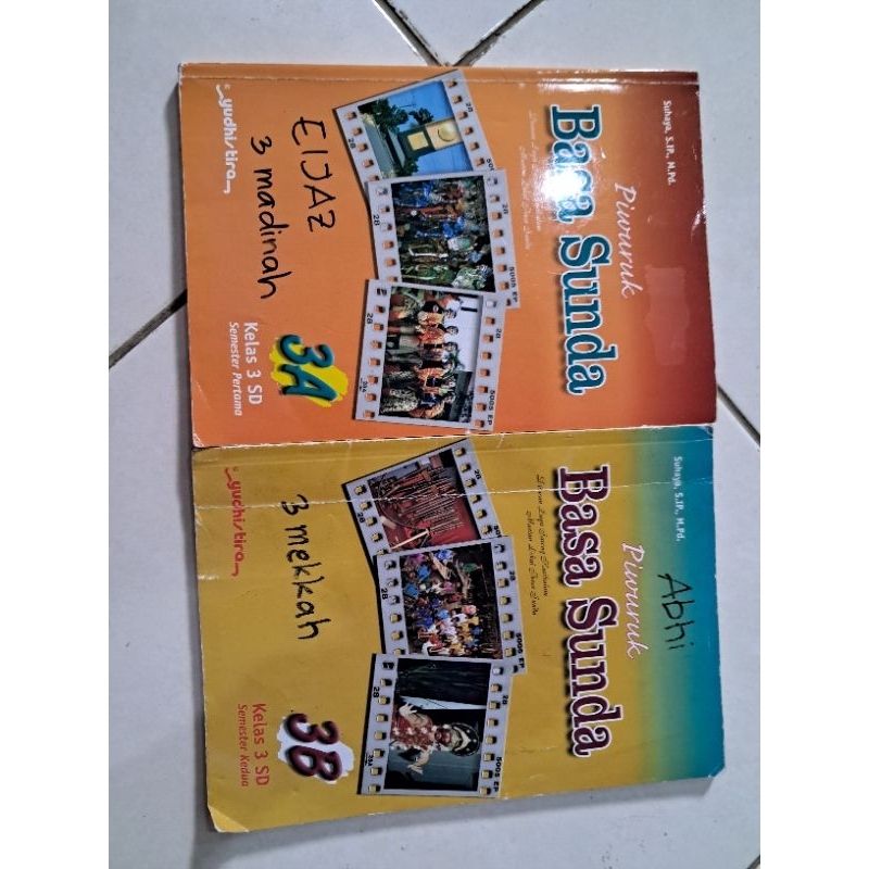 Buku piwuruk basa bahasa sunda kelas 3 jilid 3A 3B yudhistira second preloved