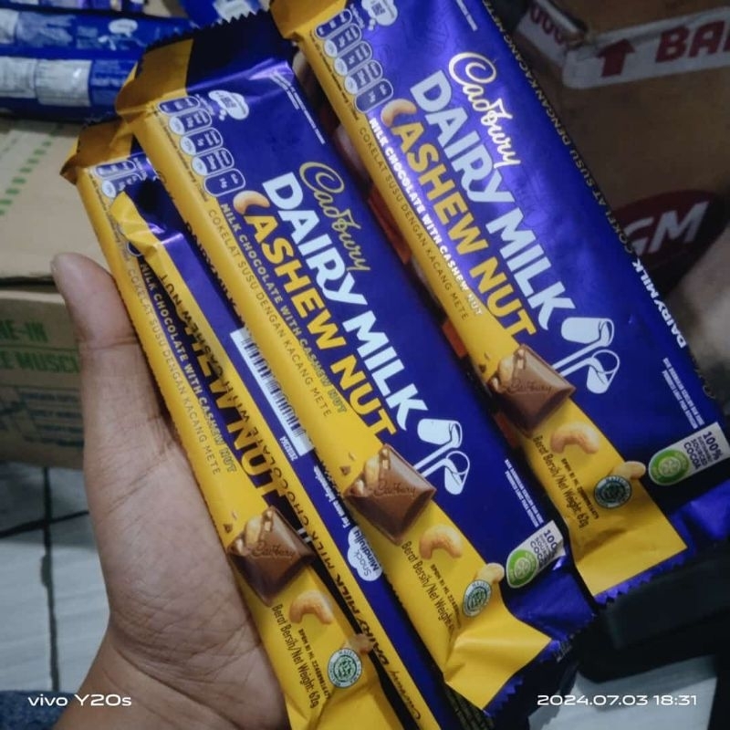 

Cokelat cadbury 62gr (exp 2025)