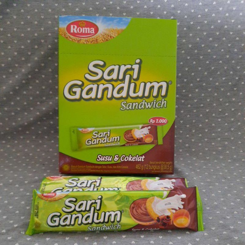 

ROMA SARI GANDUM SANDWICH Sari Gandum Sandwich Kemasan Box dan Pack