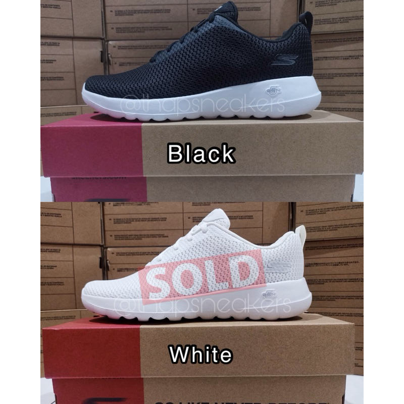 Sepatu Skechers Go Walk Joy - Paradise Black/White Original PT MAP Resmi