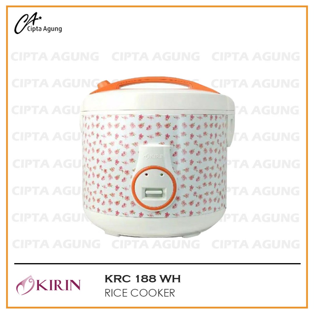 KIRIN RICE COOKER EXTRA BIG 3 LITER KRC-188WH / KRC 188 WH