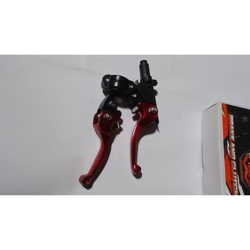 HANDLE KOPLING KLX + REM RED HUTECH