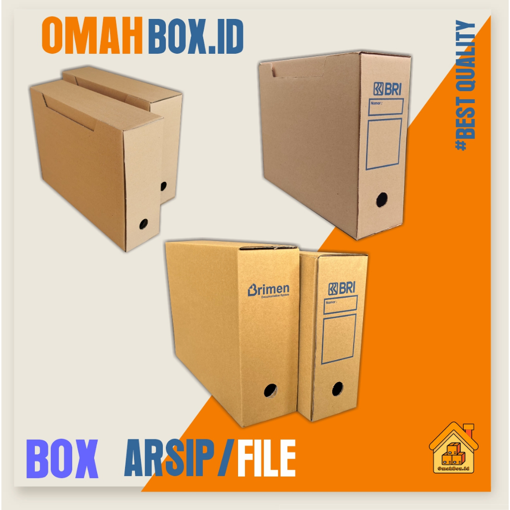 

Kardus box arsip/file 38x10x28 cm / box file / box dokument / Kardus file / kardus arsip BRI BRIMEN / BOX ARSIP BRIMEN / BOX FILE BRIMEN