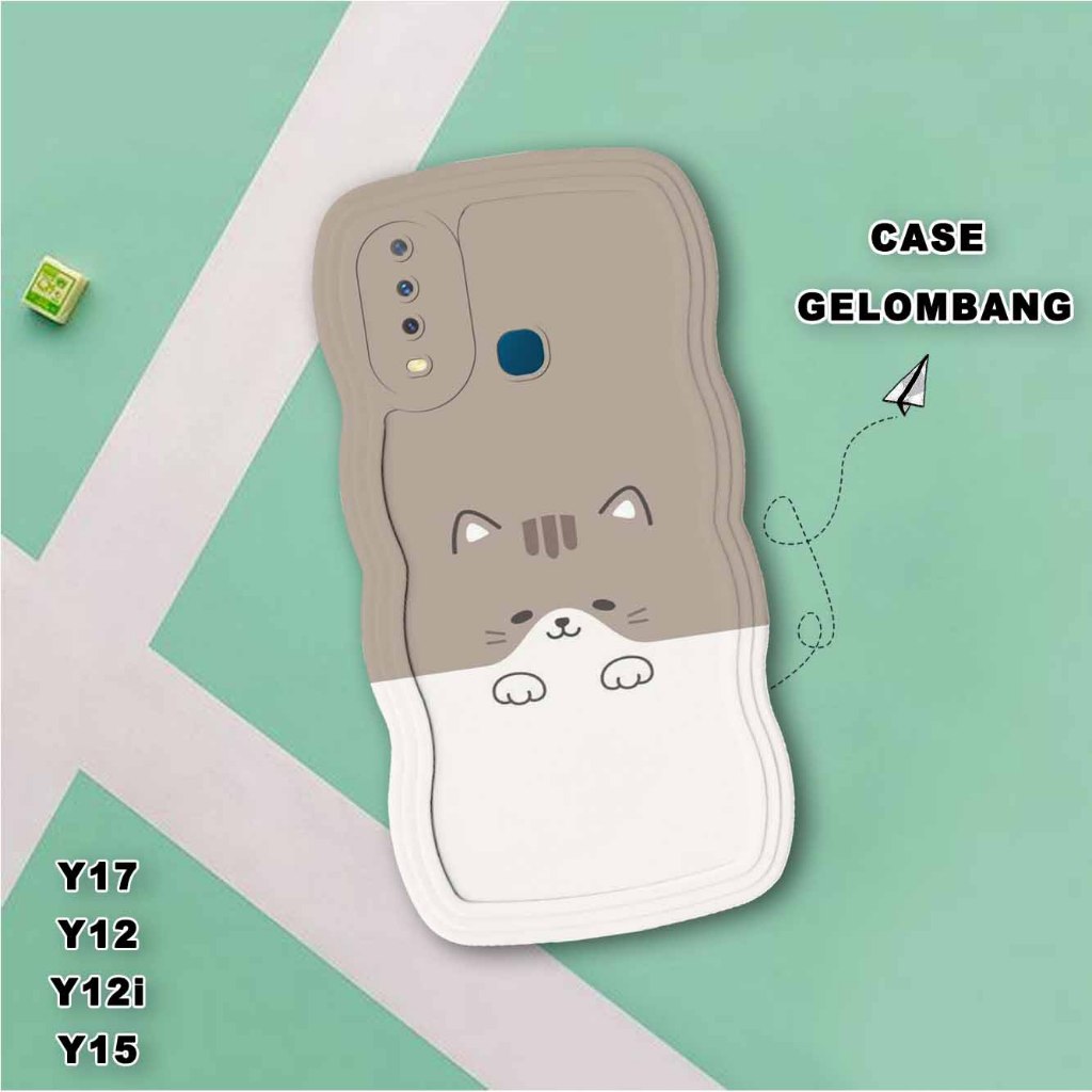 Softase Gelombang  Vivo Y17- Vivo Y12 - Vivo y12i - Vivo Y15  Casing Hp - Gelombang Vivo Y17- Vivo Y