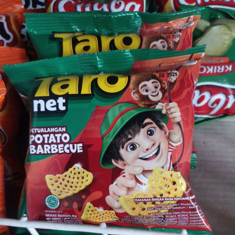 

Taro net paket isi 10 bungkus / Ciki / Snack / jajanan