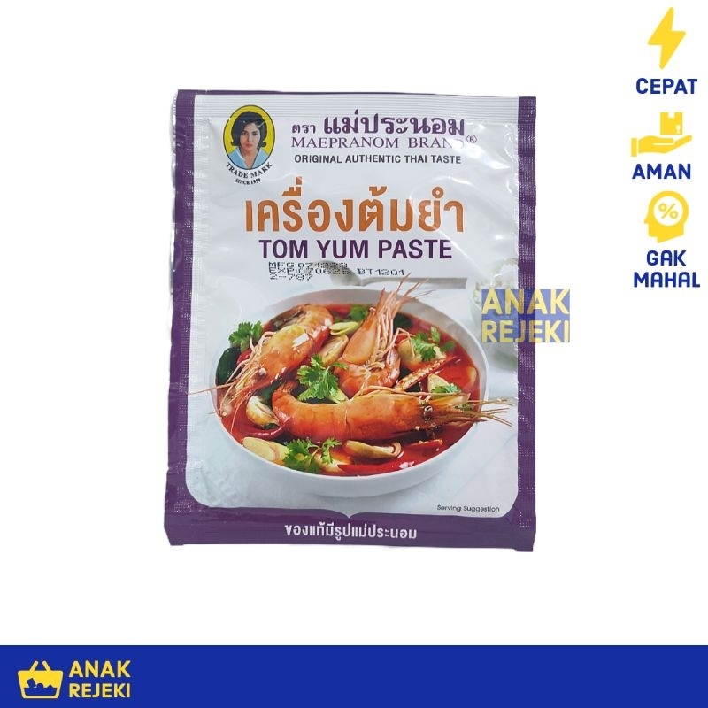 

Maepranom Tomyum Paste 50gr - Bumbu Tom Yum Tomyam Thailand 3-4 Porsi