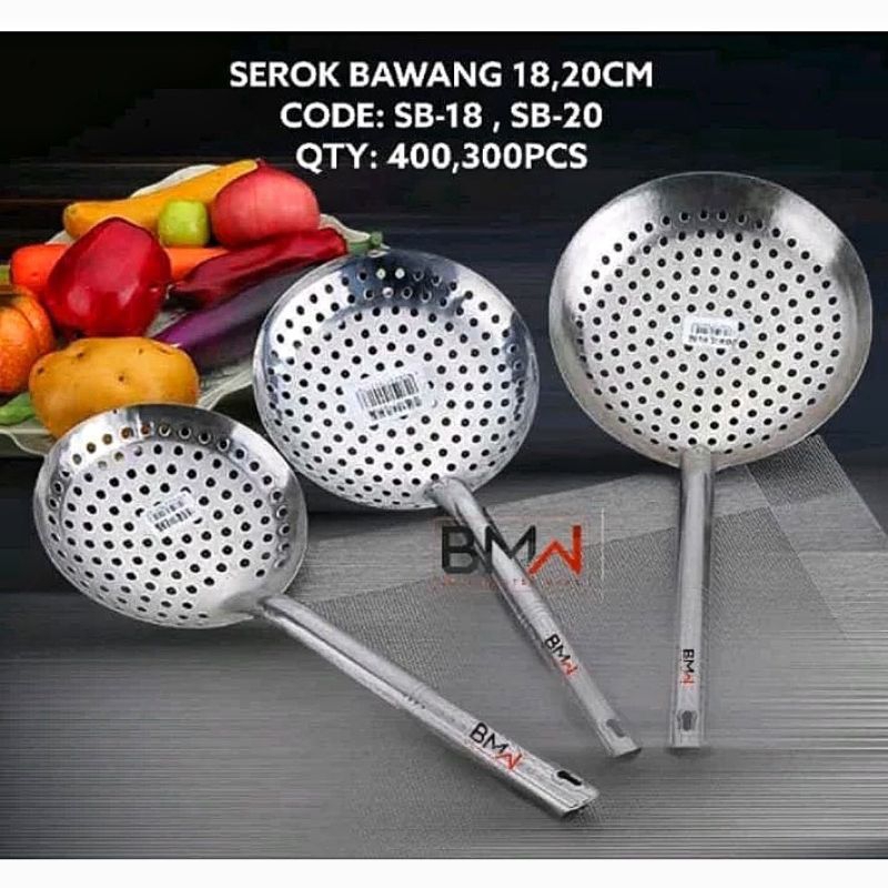 SARINGAN MASAK SEROK GORENGAN STAINLESS KUAT