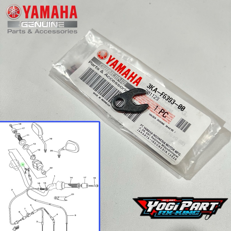 KLEMAN KABEL GAS RXKING RX KING RXS RXZ ORIGINAL 3KA-F6393-00