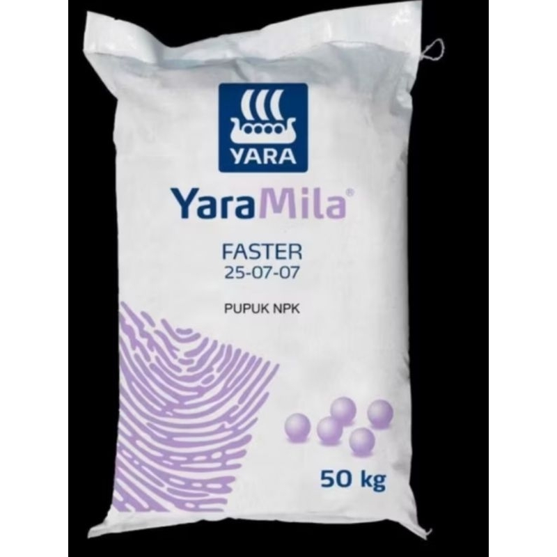 Pupuk NPK YARAMILA FASTER 25.7.7 50 Kg