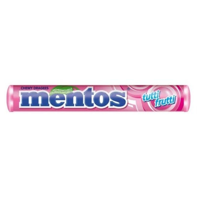 

Mentos Permen Chewy Dagres Candy Roll Tutti Frutti 38gram