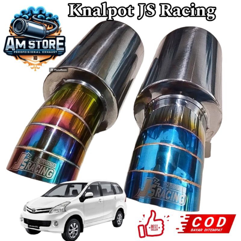 Knalpot Mobil JS Racing Suara mantap cocok buat Avanza Xenia Ayla L300 dan lainnya Termurah