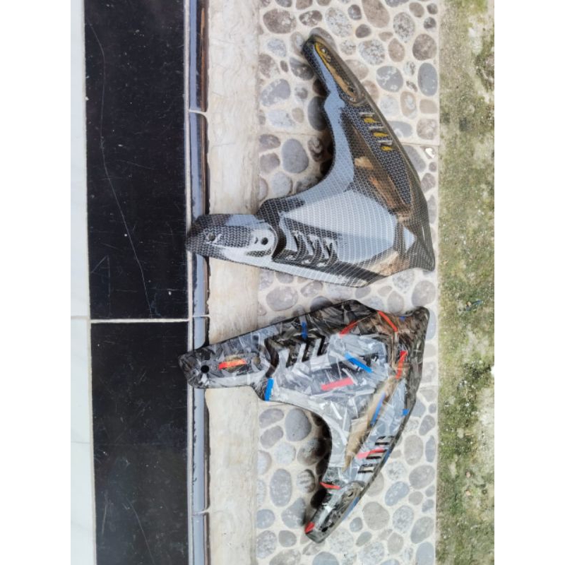 topeng lampu r15 v3 vva carbon dan carbon forged bahan plastik