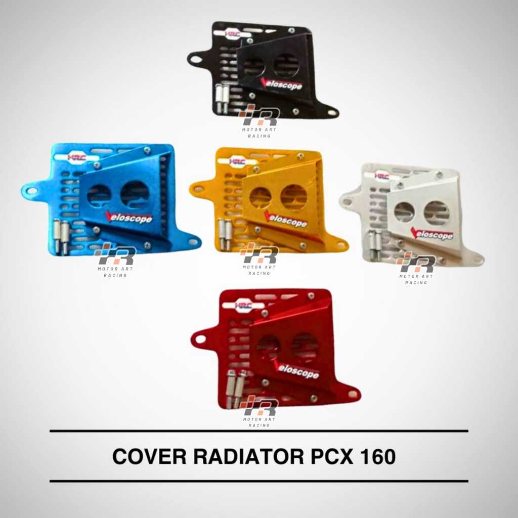 COVER RADIATOR TUTUP RADIATOR VELOSCOPE VARIO 160 - PCX 160 ABS CBS CNC UNIVERSAL