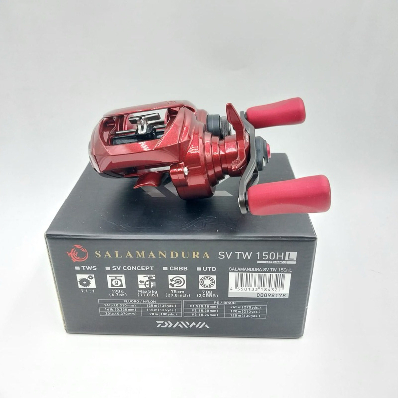 Reel BC Daiwa Salamandura SV TW 150HL