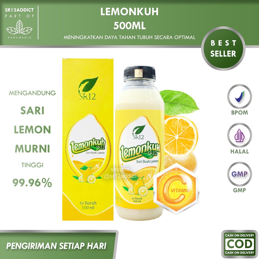 

LEMONKUH 500ML SR12 / LEMONKUH SR12 / SARI BUAH LEMON SR12