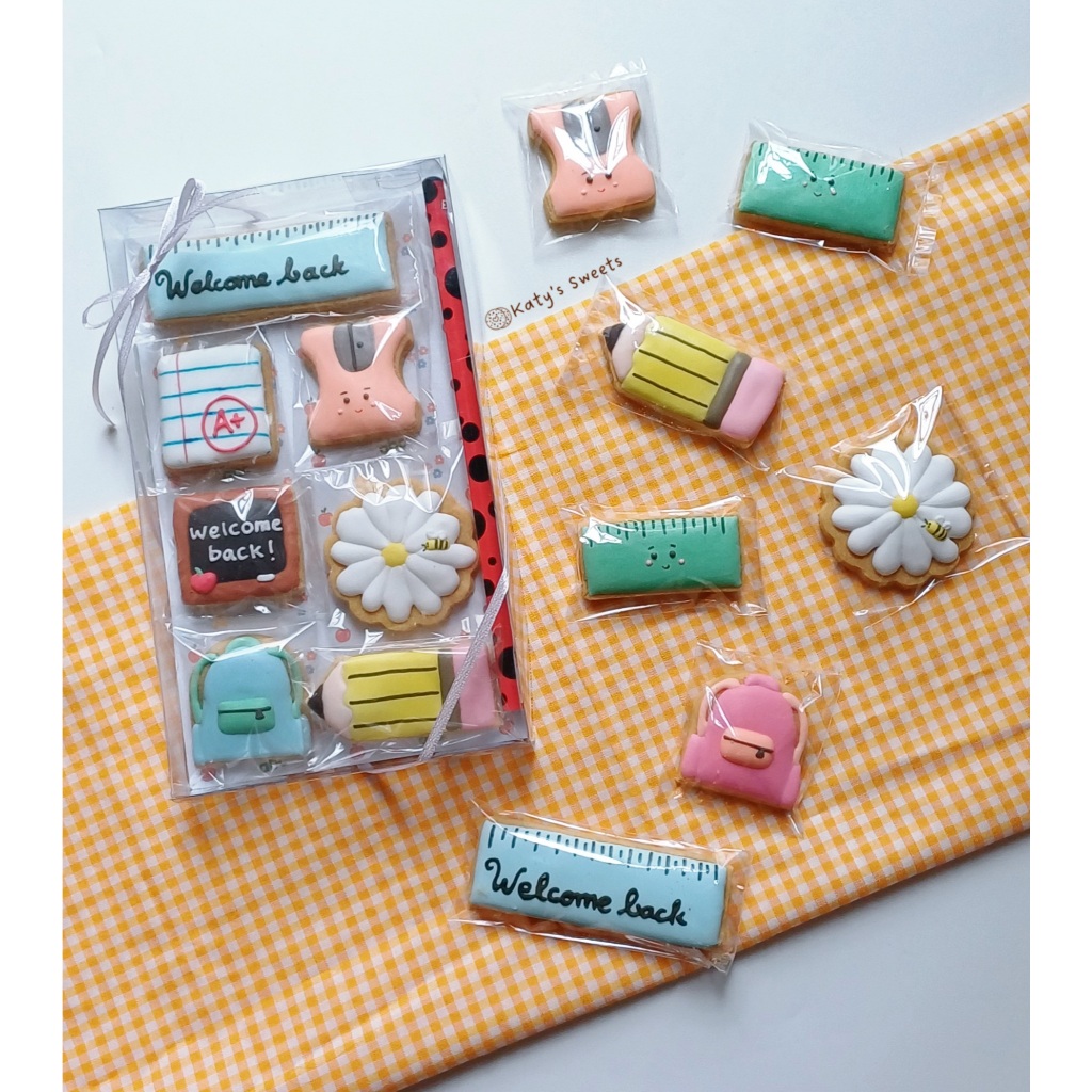 

Back To School gift set | Kukis hias | Souvenir kukis hias