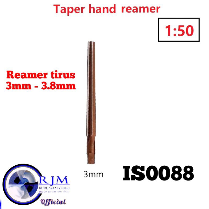 Reamer tirus 3mm 1:50 reamer lemer remer pin reamer pin
