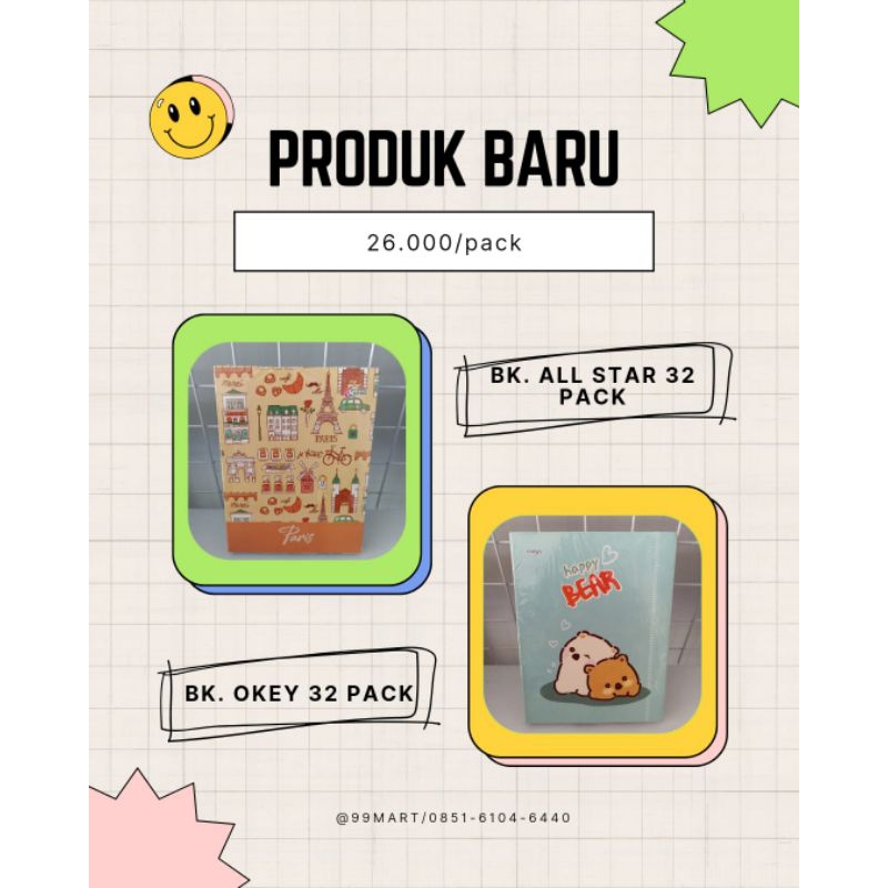 

BUKU TULIS ISI 32 1 PACK