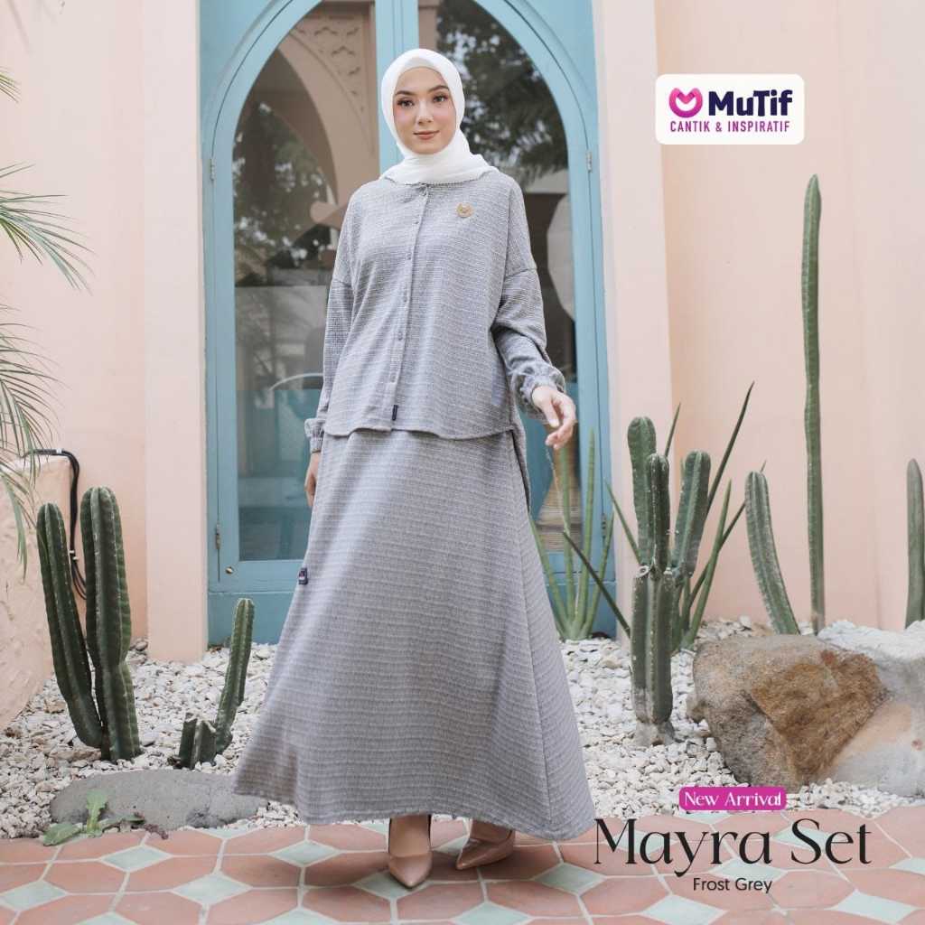 GAMIS MUTIF ORIGINAL MAYRA FROST GREY