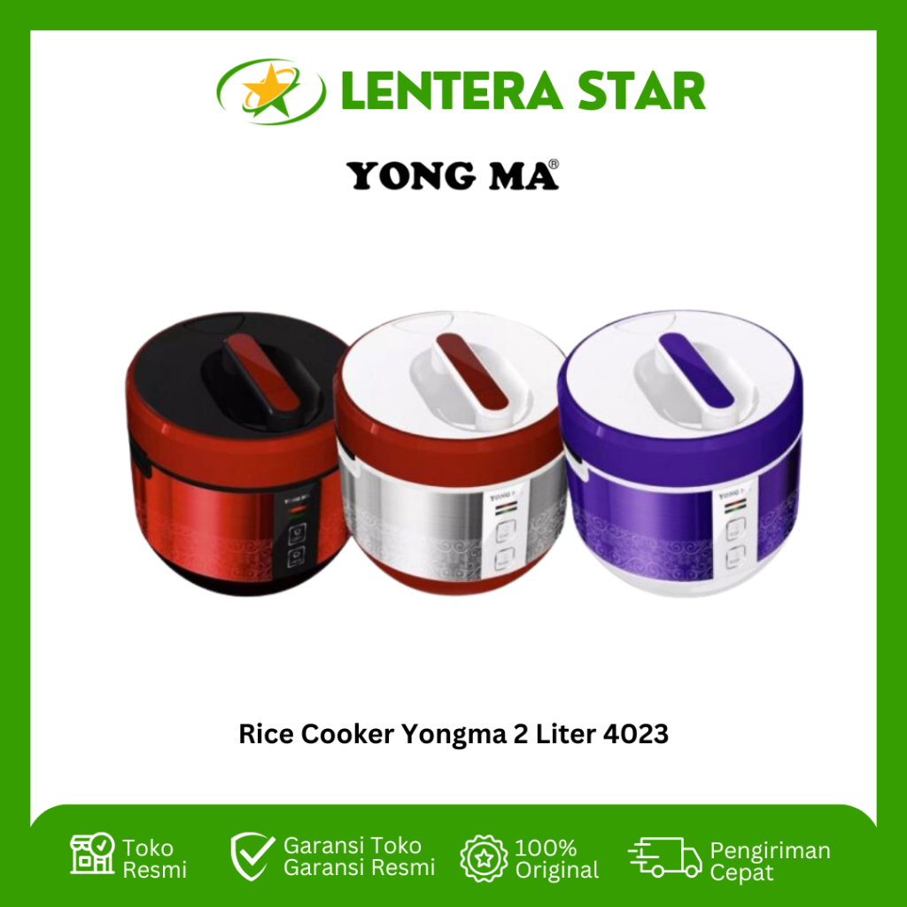 Magic Com Rice Cooker Yong Ma 2 liter SMC 4023 / SMC4023 / SMC-4023