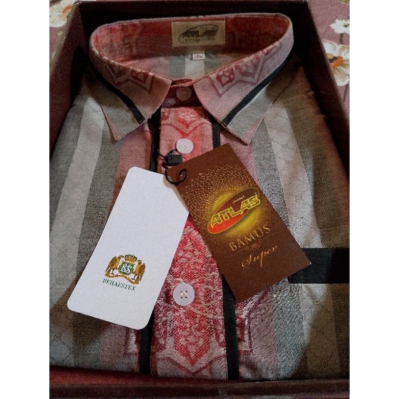 Baju Muslim Baju Koko Atlas Bamus Super