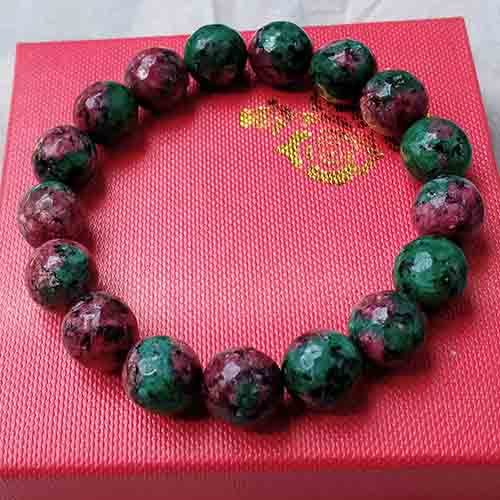 Gelang batu rubi tanzania batu asli dari alam