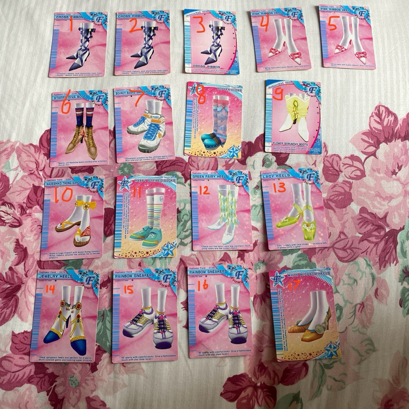 Love and Berry card kartu love and berry Sepatu Shoes Original