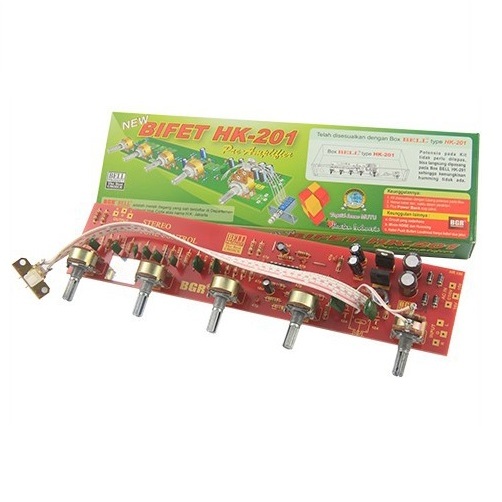 Kit Tone Control BIFET HK-201 BIFET HK201 HK 201 Tanpa Relay Tone Control BELL BGR