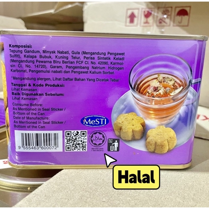 

Yam Cookies Halal Biskut Keladi Golden Castle Biskuit Kukis Rasa Talas 700g IMH