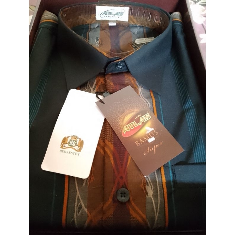 Baju Muslim Baju Koko Atlas Bamus Super