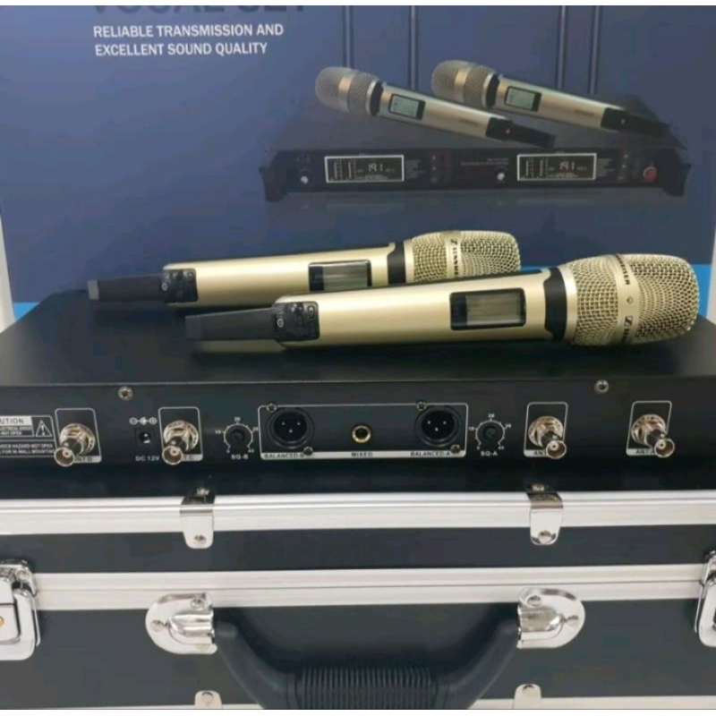 Mic Sennheiser Skm900 Mic Wireless + Koper Mic Wireless Skm900 microphone