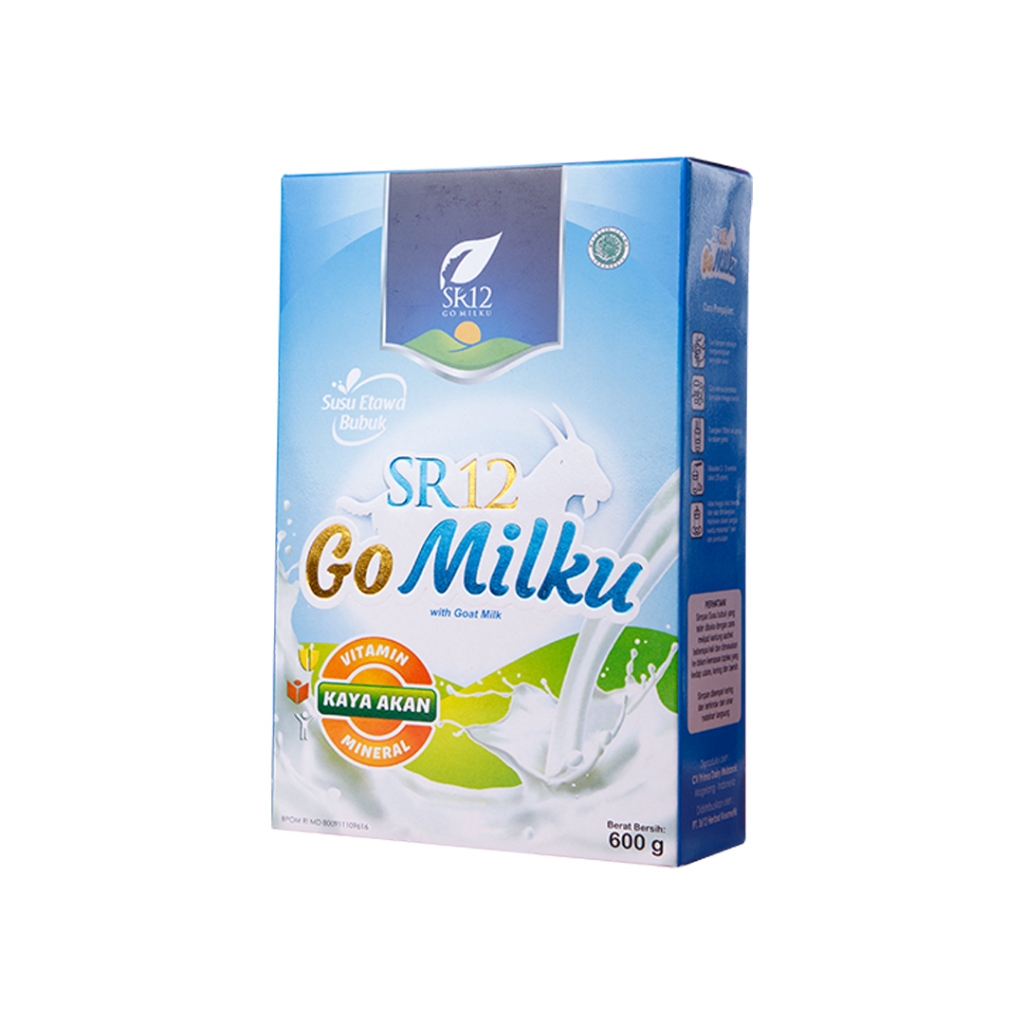 

SR12 GO MILKU ORIGINAL I SUSU KAMBING SR12 I GO MILKU 600 GR