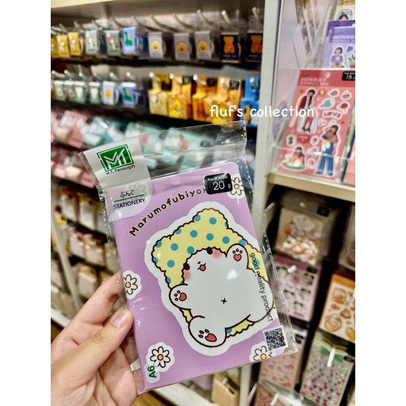 

[ ready stock ] FROM BKK BUKU TULIS CATATAN SANRIO LICENSED ORIGINAL BERGARIS KARAKTER MARUMOFUBIYORI MOSHI MOSHI X SANRIO