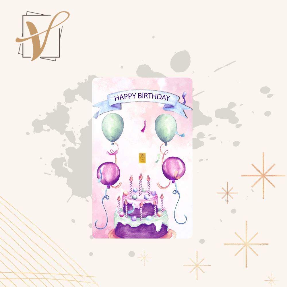 Logam Mulia StarGold BIRTHDAY 03 NEW Series  0.1 Gram dan 0.25 Gram