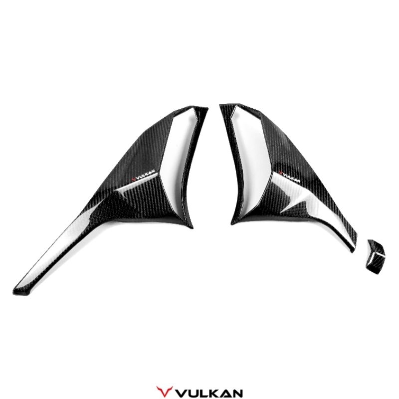 VULKAN ZX25R ZX25RR ZX4RR FAIRING SCOOP COVER DRY CARBON