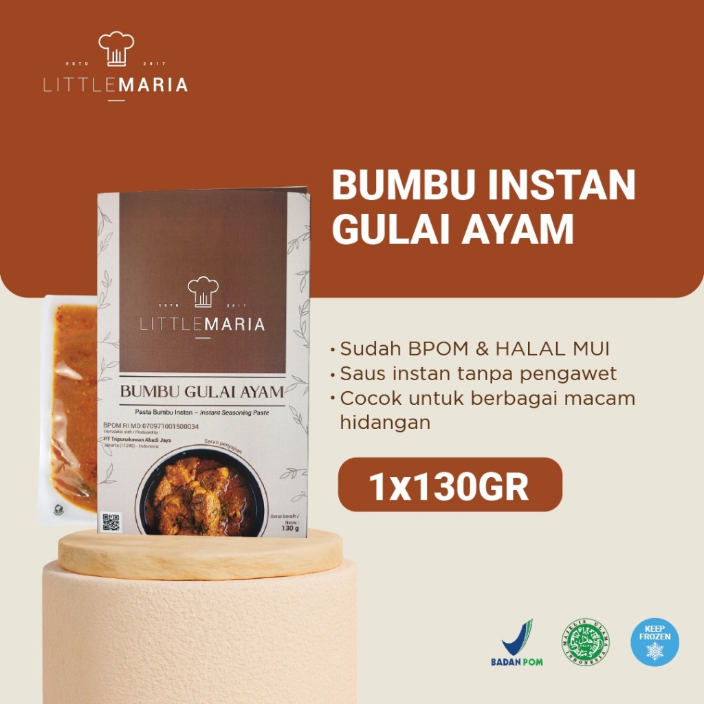 

LittleMaria Bumbu Gulai Ayam 130GR - Bumbu Masak Instant