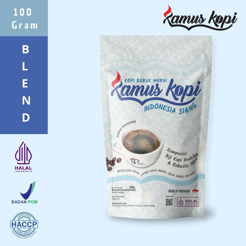 

Kopi Bubuk 100gr -Kamus Kopi Indonesia Siang
