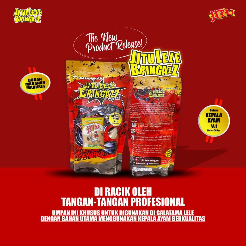 Umpan Pelet Jitu Lele Bringazz Umpan Gacor Galatama Lele Patin