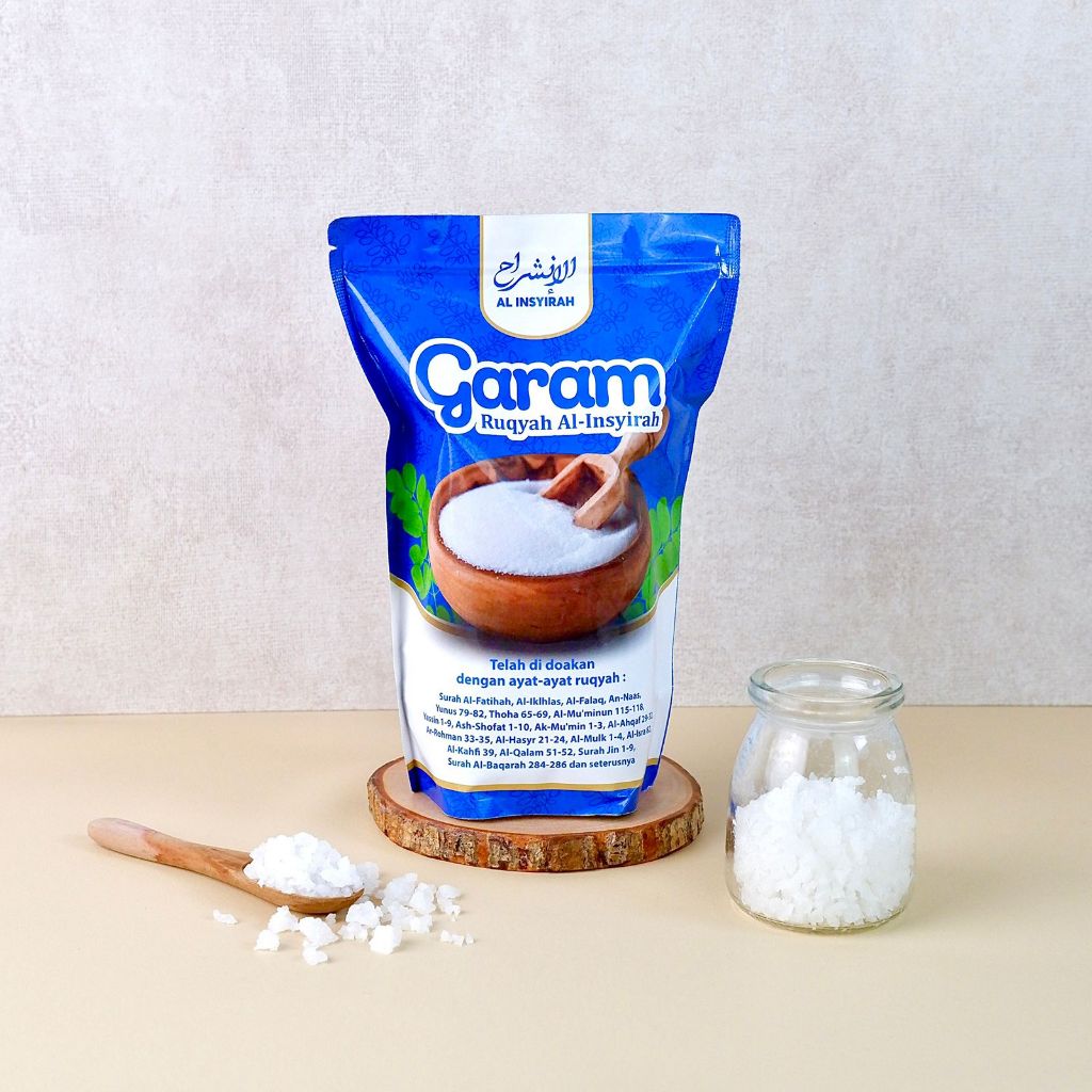 

Garam Ruqyah Al-Insyirah Original 100% Untuk Menetralisir Dari Energi Negatif 750Gr