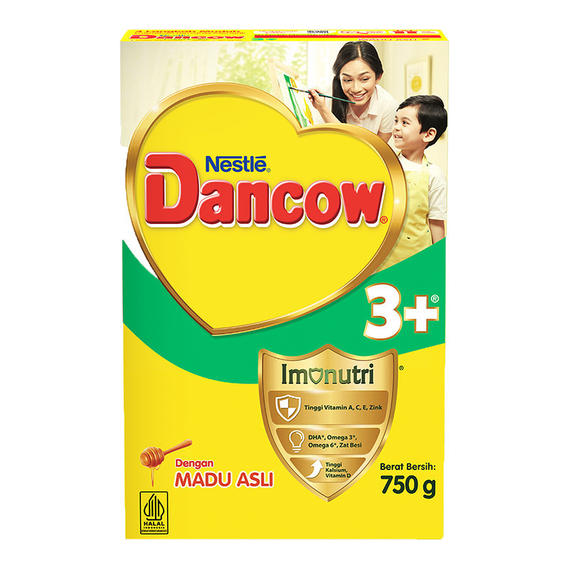 

Nestle Dancow 3+ Nutritods Susu Pertumbuhan 3-5 tahun Madu Asli Box 750 gr