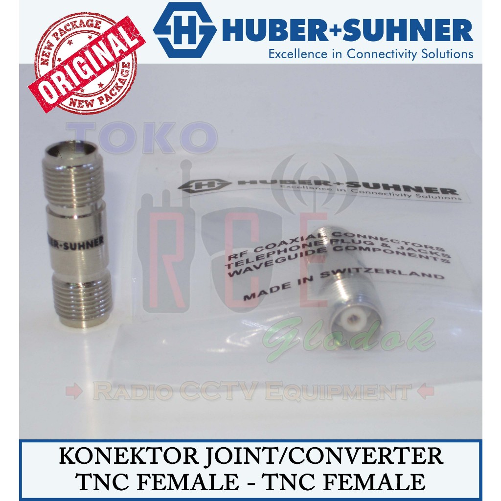 Konektor I TNC Female To TNC Female Connector i Sambungan TNC F TNC F HuberSuhner