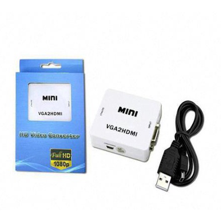 converter VGA to HDMI box  konverter vga ke HDMI box mini r Q3O7