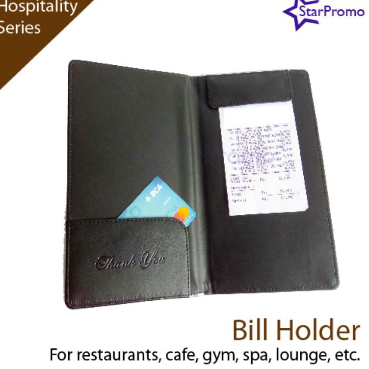 

KODE O3O3 Bill Holder Cover Bill Resto Cafe Hotel