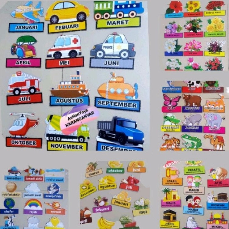 KODE R37L Mainan EdukasiEducation ToysNama MalaikatHiasan Dinding KelasMalaikatPeraga Nama MalaikatN