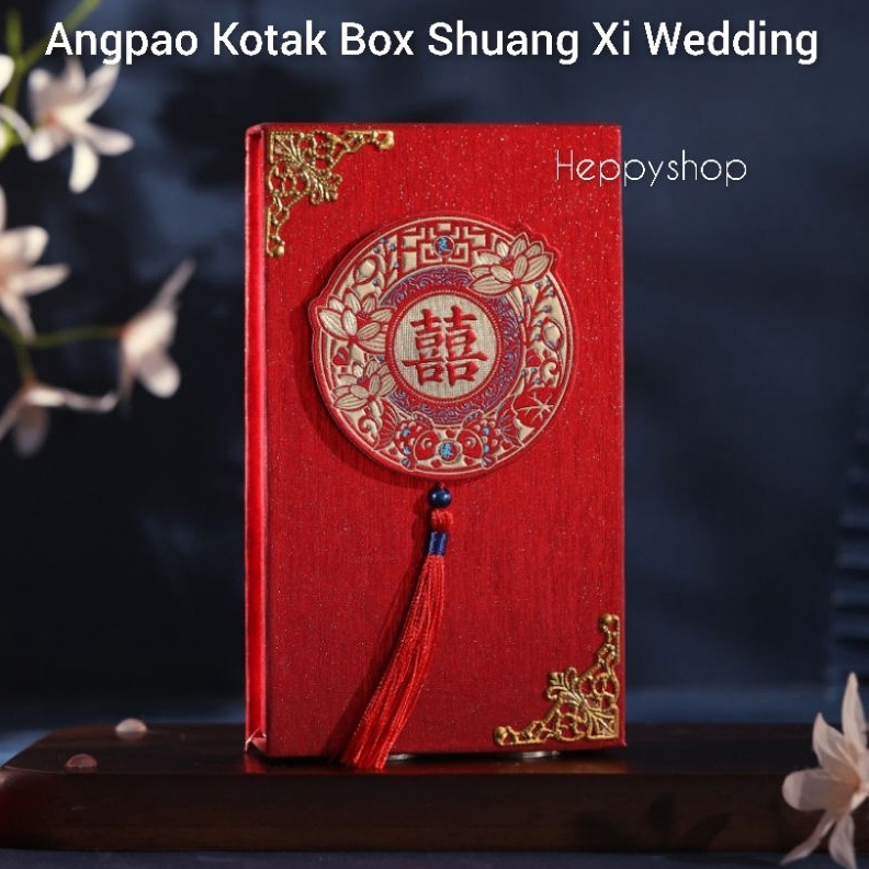 

KODE B9L4 Angpao Kotak Box Shuang Xi Wedding