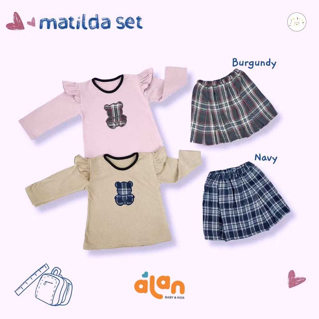 Twin Tiger Twin Matilda - Setelan Rok Celana Anak (TT-TMS)