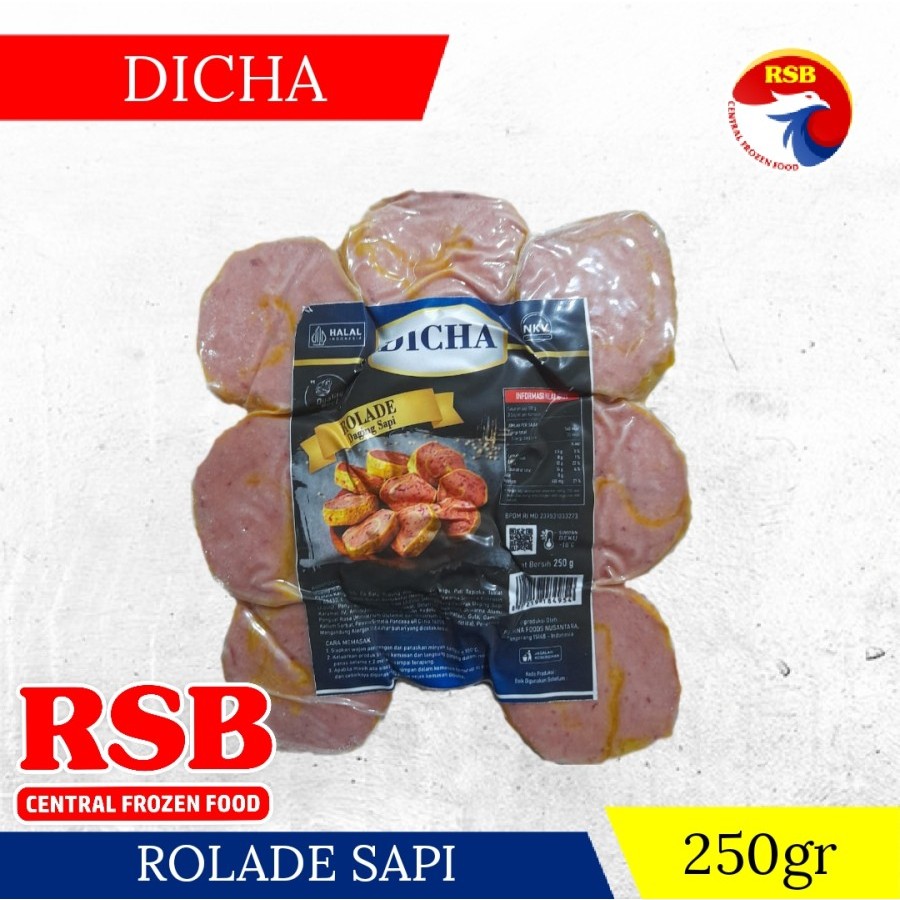 

Dicha Rolade Daging Sapi 250gr Isi 9pcs