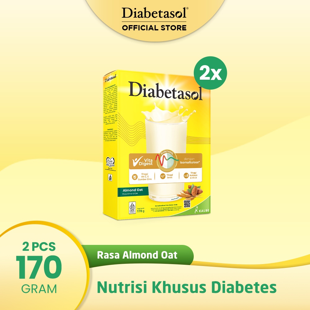 

Diabetasol Almond 170g - 2 Pcs